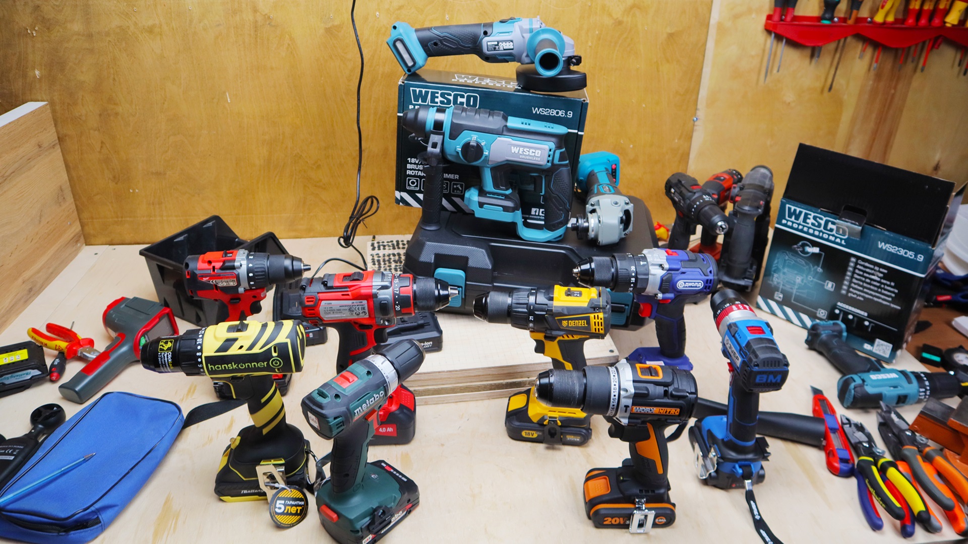 Новые Клещи Электрика. Новый Wesco. Что по Шуруповертам?! (