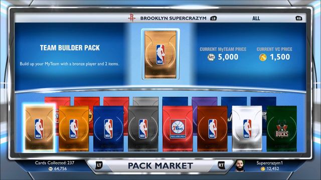 NBA2K14 XBOX1 LOCKER CODE MY TEAM GOLD PACK смотреть онлайн