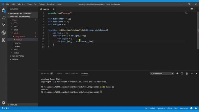 7 H2prog. en JavaScript natif pour faire 3 jeux et leur IA - E2 смотреть онлайн