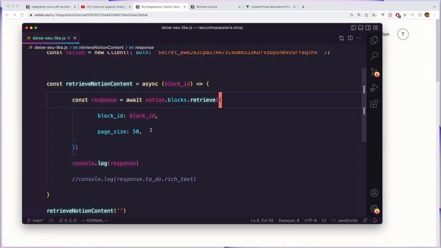 Notion e NodeJS: Integração com a API смотреть онлайн