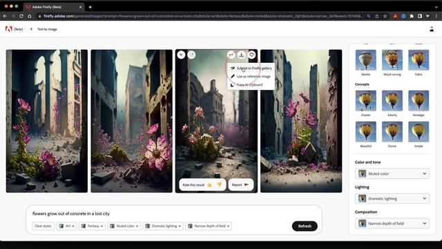 How To Use AI Image Generator Adobe Firefly Text to Image смотреть онлайн