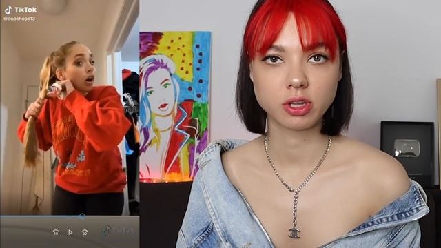 НЕ ДЕЛАЙ ЭТОГО ДЕВОЧКА! ТИК ТОК ЧЕЛЛЕНДЖ РЕАКЦИЯ смотреть онлайн