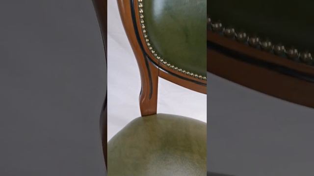 стул классический итальянский арт. 20 в зелёной коже смотреть онлайн