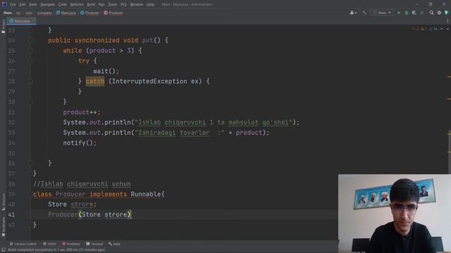 75 dars Wait va notify metodlari смотреть онлайн
