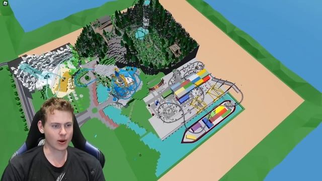 Theme Park Tycoon 2 HUGE Plot Size UPDATE, New Skins, Rides AND MORE! смотреть онлайн
