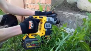 Тестирование перфоратора dch273 от dewalt