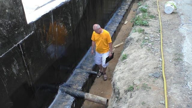 Строительство кирпично монолитного дома с цокольным этажом Часть 9 смотреть онлайн