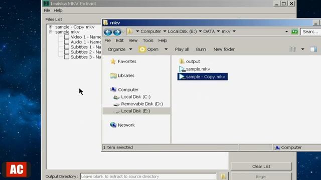 Batch Extract Tracks in MKV without Command Line Free on Windows смотреть онлайн