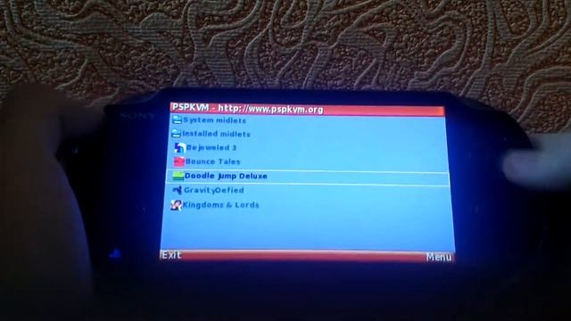 PSPKVM - запуск Java-игр на Sony PlayStation Vita смотреть онлайн