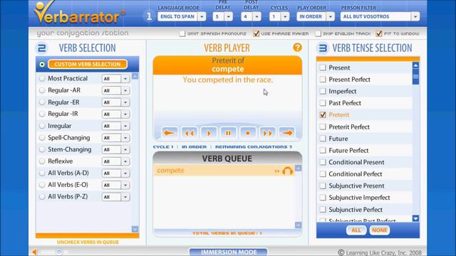 Spanish Verb Conjugation Games смотреть онлайн