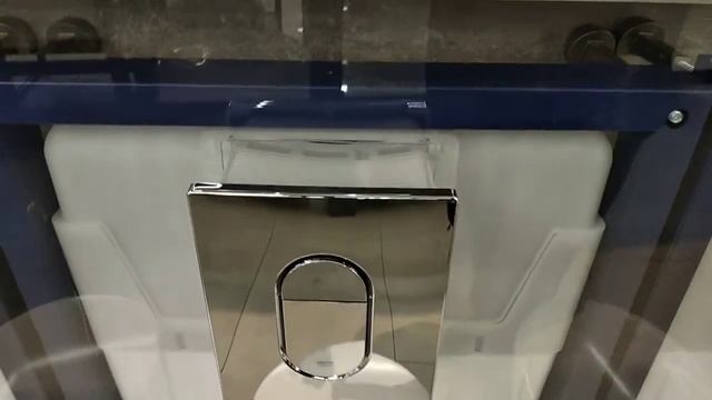 Grohe Rapid SL38929000 инсталляция Arena Cosmopolitan button клавиша смыва смотреть онлайн