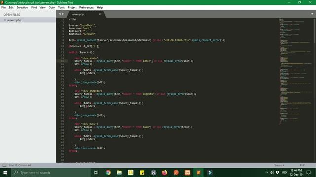 Teknologi Web Service Pembuatan JSON pada PHP dan Konsep CRUD(pertemuan 13) смотреть онлайн
