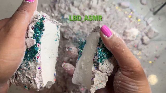 Glitter Pasted Fresh Gym Chalk Blocks Crush ASMR смотреть онлайн