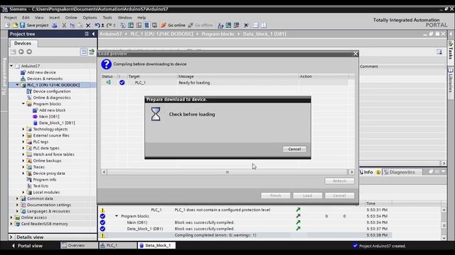 Arduino - Write Data from S7 Siemens PLC смотреть онлайн
