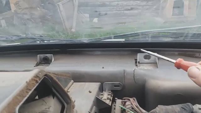 Как снять радиатор печки Мерседес Вито смотреть онлайн