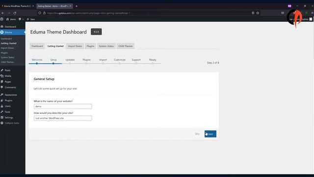 Eduma WordPress Theme Download, Installation and Demo Import смотреть онлайн