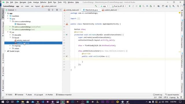 Android Custom Dialog - Android Application Development смотреть онлайн
