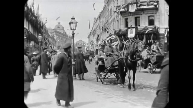 Старая Москва, Тверская улица, 1896 год. Old Moscow смотреть онлайн