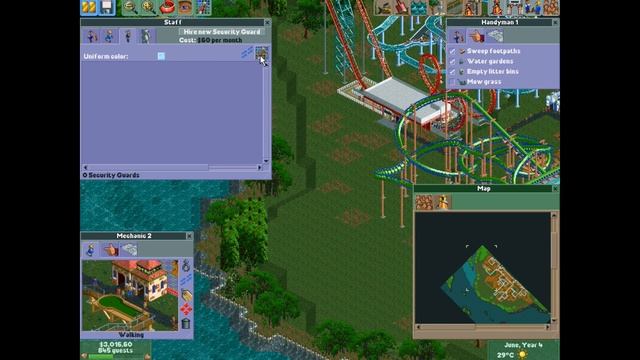 RollerCoaster Tycoon 2 Triple Thrill Pack Review смотреть онлайн