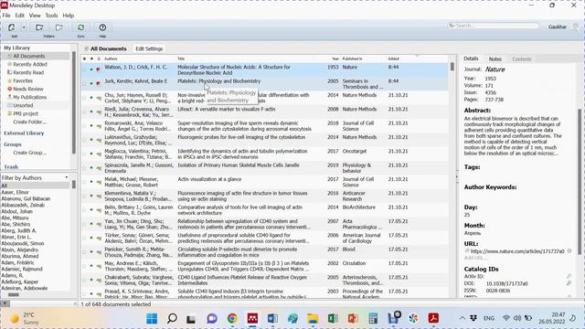 MENDELEY: распознание статей, потенциальные дубликаты, исправление ссылки, цитирование веб-страниц смотреть онлайн