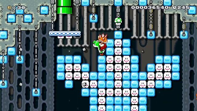 涼しい洞窟と暑い山　cool cave　hot mountain by Tonkatsh ? Super Mario Maker ✹Wii U✹ #bwa смотреть онлайн