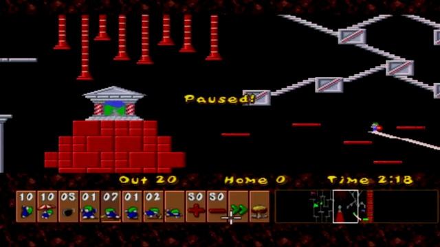 Let's Play Lemmings and Oh No More Lemmings Havoc Difficulty (3/7) PS1 version смотреть онлайн