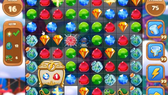 Загадочный Остров 75 уровень [Сокровища Пиратов бонусный мир] - Mystery Island Level 75 смотреть онлайн