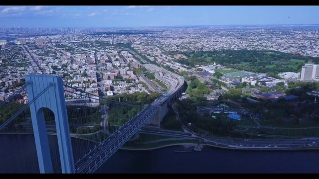 Verrazano-Narrows Bridge NY (Drone Film) смотреть онлайн
