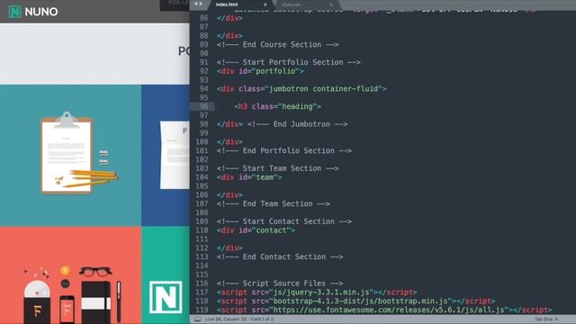Responsive Bootstrap Website A Full Screen Image Slider - Bootstrap, HTML & CSS смотреть онлайн