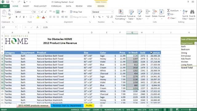 Excel 2013 Essential Training | EXCERCISE 04 : The Structure of a worksheet or workbook смотреть онлайн