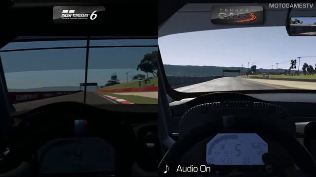 Gran Turismo 6 vs Project CARS Build 623 BMW M3 GT at Bathurst смотреть онлайн