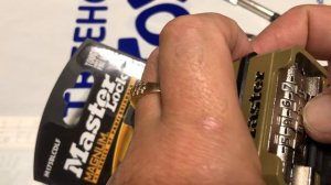 Вскрытие навесного кодового замка master lock m175blcdlfВскрытие навесного кодового замка master loc
