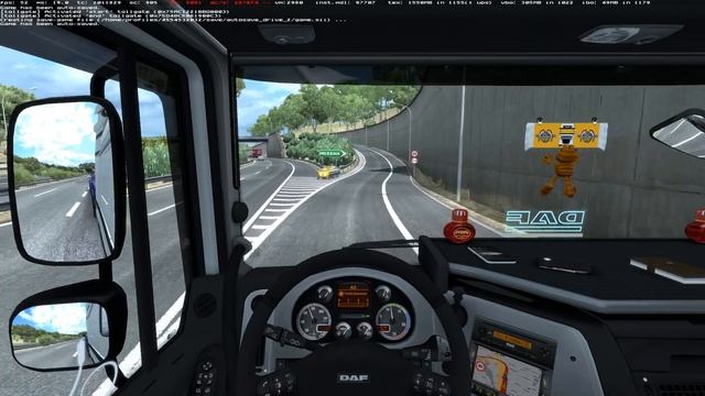 Euro truck simulator 2 1.30.TruckSim v 6.6.2.Catania-Messina.DAF XF 105 смотреть онлайн