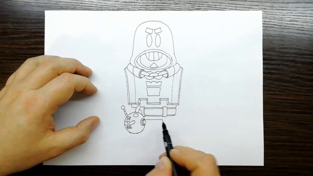 НОВЫЙ БРАВЛЕР ГРОМ - Как нарисовать Грома из Бравл Старс - How to draw Grom Brawl Stars смотреть онлайн