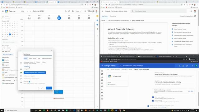 Setting Up Calendar Interop between Google and Microsoft смотреть онлайн