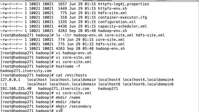 Plain Vanilla - Setup HDFS - Namenode, Secondary Namenode and Datanode смотреть онлайн