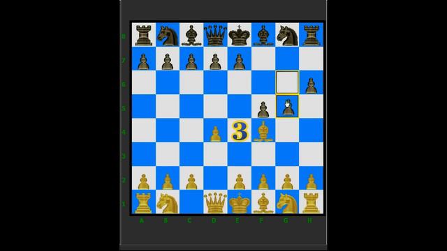 Quick Chess ! Checkmate in 6 moves ! (Teed vs Delmar) смотреть онлайн