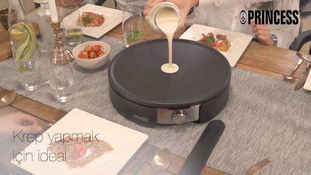 Princess 492229 Table Chef Crepe & Grill – Sweet and savory dishes – Perfect crepes смотреть онлайн