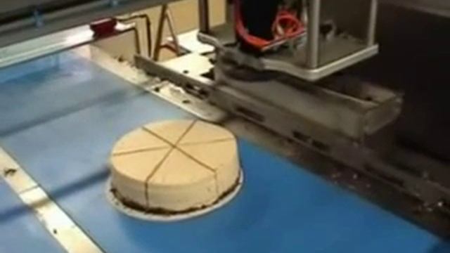 Автоматическкая ультрозвуковая резка круглых бисквитов, кондитерских изделий, нуги, сыра и т п 1 смотреть онлайн