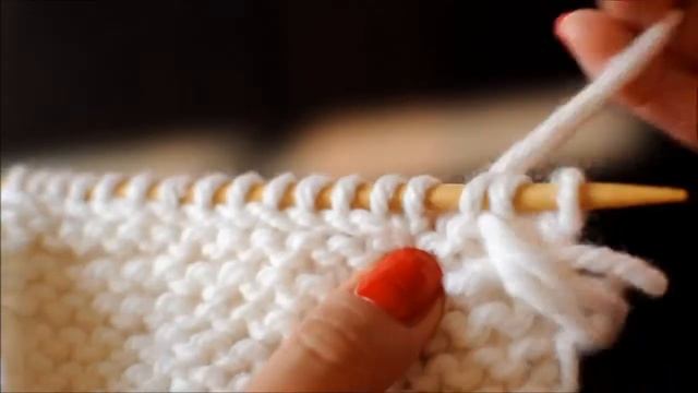 Long Tail Bind Off - Закрытие петель иглой от длинного хвоста