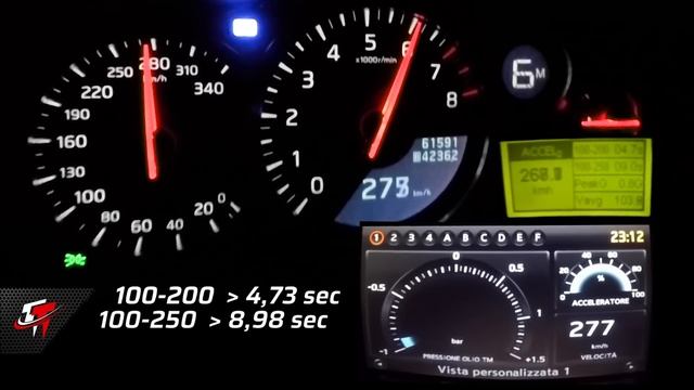 Nissan GT-R Stage3 850HP With EFR6758 Turbos @ 1.7bar By TopTuning Treviso - Acceleration 100/300km