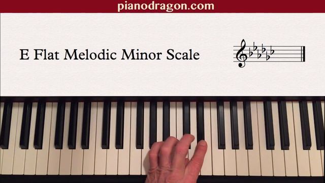 E-Flat-Melodic-Minor-2-Octaves-Left-Hand смотреть онлайн