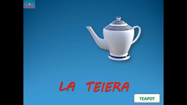 ITALIAN VOCABULARY : THE HOUSE - THE KITCHEN - Vocaboli italiani : La casa - La cucina смотреть онлайн