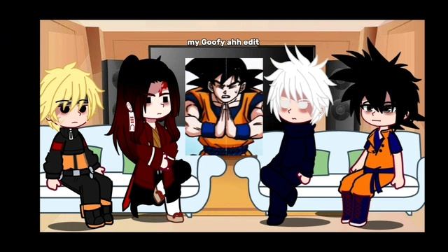 Anime Characters React to Each other | Part 4 | Goku | Gacha react смотреть онлайн