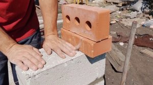 кладка стен из керамзитобетонных блоков