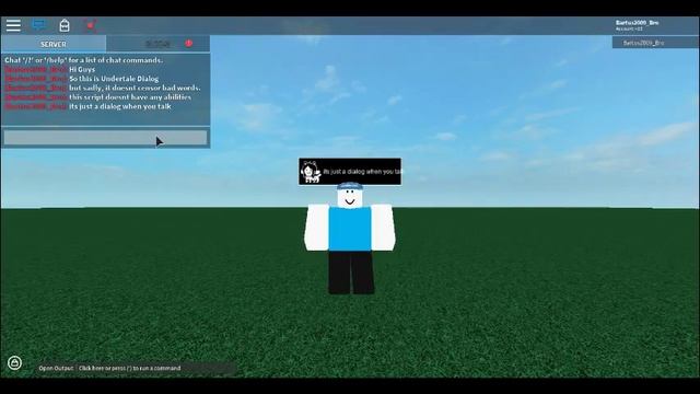 ROBLOX Script Showcase #5: Undertale Dialog смотреть онлайн