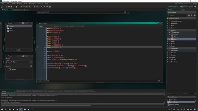 [GMS2] Make a Turn-based RPG Combat Tutorial in GameMaker Studio 2 (p.9 sequences fsm) | FunBox смотреть онлайн