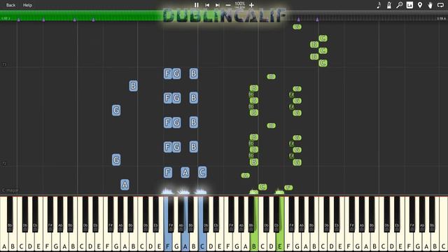 Banjo Kazooie - Freezeezy Peak Theme Piano Tutorial Synthesia смотреть онлайн