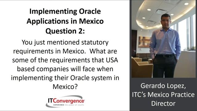 ERP Knowledge Drop - Implementing Oracle Applications in Mexico смотреть онлайн