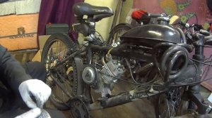 проверка сцепления на мотовелосипеде